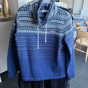 Vineyard Vines funnel neck sweatshirt